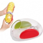 Remove corn kernels easily Plastic corn stripper