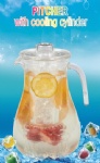 Plastic fruit water pitcher